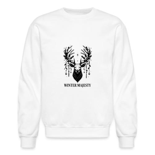 Majestic Reindeer T-Shirt, Poster, & Mug - Unisex Crewneck Sweatshirt