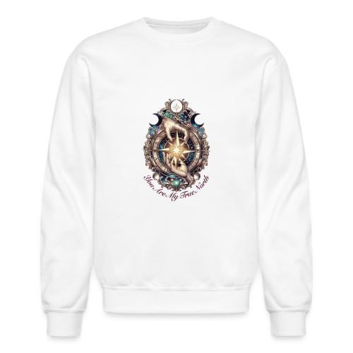 You Are My True North Celestial Compass T-Shirt - Unisex Crewneck Sweatshirt