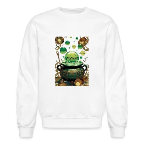 Emerald Excuses Cauldron Graphic Tee - Unisex Crewneck Sweatshirt