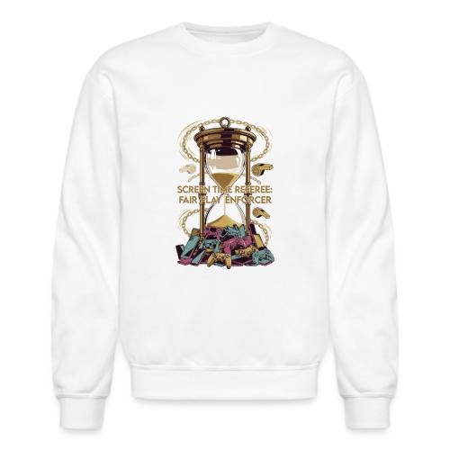 Screen Time Referee T Shirt, Fair Play Enforcer - Unisex Crewneck Sweatshirt