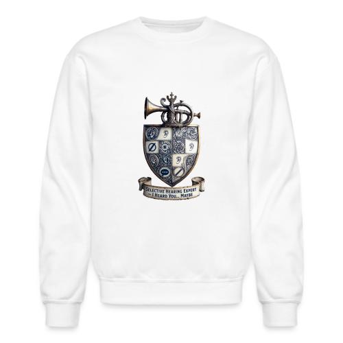 Selective Hearing Expert Crest T Shirt - Unisex Crewneck Sweatshirt