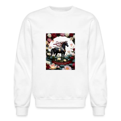 Year of the Horse Harmony T Shirt, Lunar New Year - Unisex Crewneck Sweatshirt