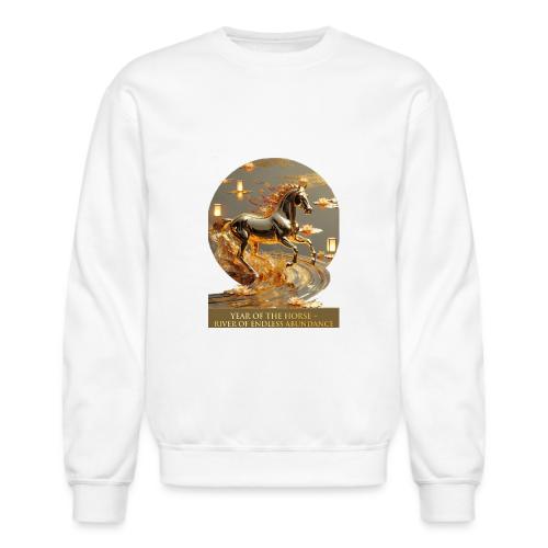 Year of the Horse Abundance T Shirt, Lunar NY Gift - Unisex Crewneck Sweatshirt