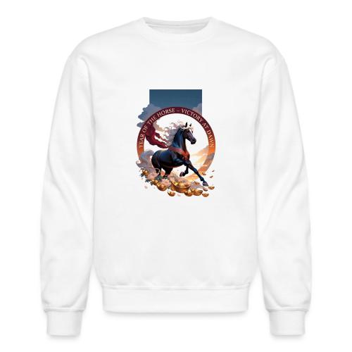 Year of the Horse Dawn T Shirt,Lunar New Year Gift - Unisex Crewneck Sweatshirt