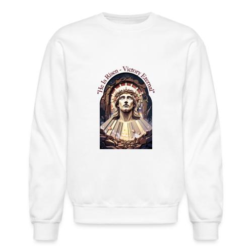 Easter He Is Risen Face of Christ T Shirt, Gift - Unisex Crewneck Sweatshirt