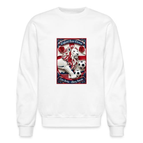 England Lion Soccer T Shirt, Football Pride Gift - Unisex Crewneck Sweatshirt