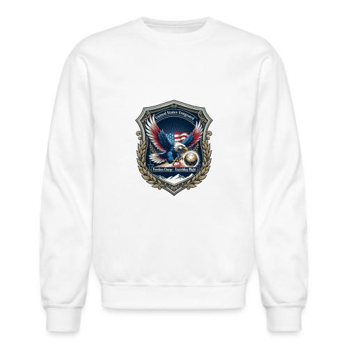 USA Eagle Vanguard T-Shirt,American Flag PrideGift - Unisex Crewneck Sweatshirt