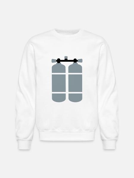 scuba - Unisex Crewneck Sweatshirt - white