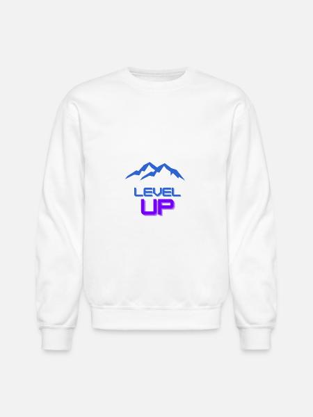Level up - Unisex Crewneck Sweatshirt - white