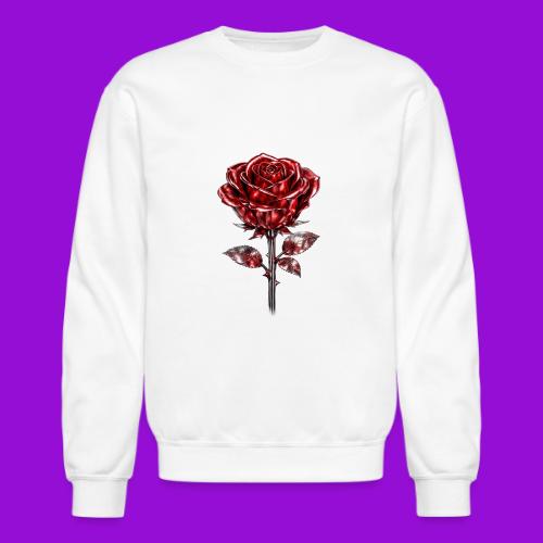 2 Set - Silver and Gold Roses - Unisex Crewneck Sweatshirt