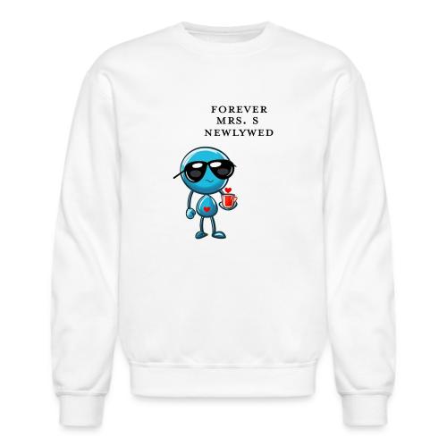 Mrs S Forever Newlywed - Unisex Crewneck Sweatshirt