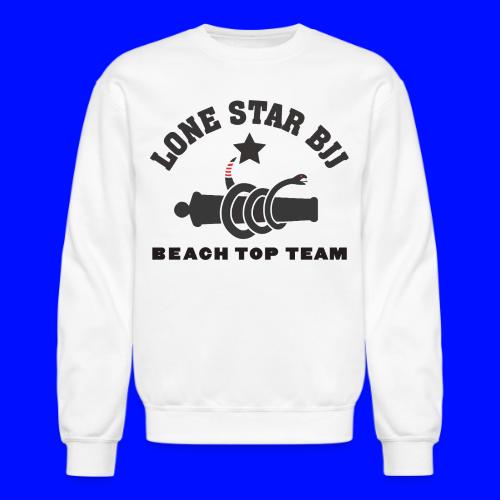 Beach Top Team - Lone Star BJJ - Black - Unisex Crewneck Sweatshirt
