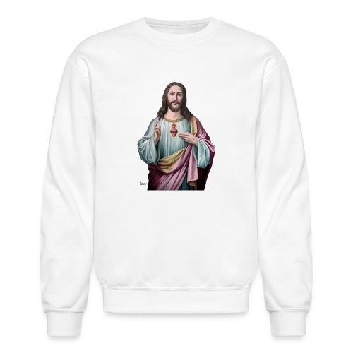 Jesus prayer god sacred heart religion christ - Unisex Crewneck Sweatshirt