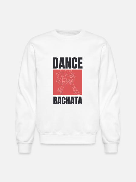 Dance Bachata, Latin music. - Unisex Crewneck Sweatshirt - white