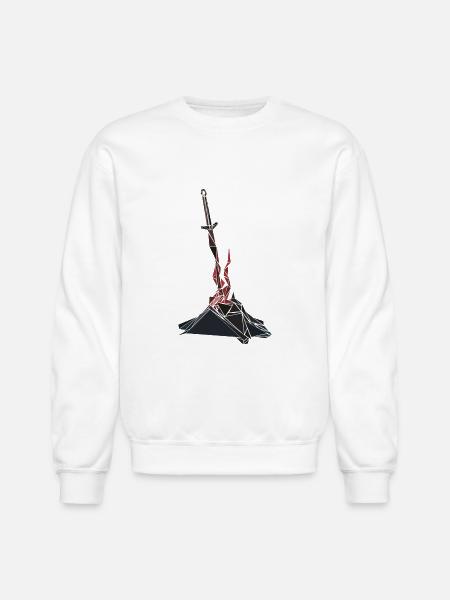 Bonfire - Unisex Crewneck Sweatshirt - white