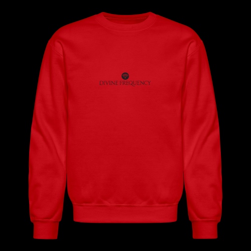 Black Divine Frequency - Unisex Crewneck Sweatshirt