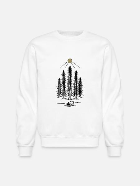 Camp Away - Unisex Crewneck Sweatshirt - white