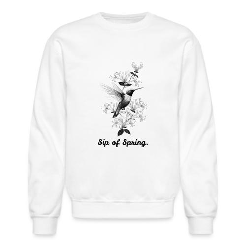 Hummingbird T-Shirt, Honeysuckle Vine - Unisex Crewneck Sweatshirt