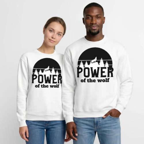 Power Of The Wolf - Unisex Crewneck Sweatshirt