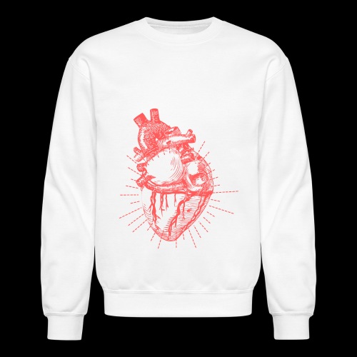 Hand Sketched Heart - Unisex Crewneck Sweatshirt