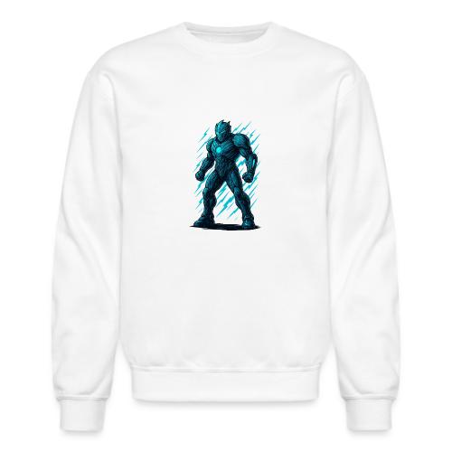Futuristic Armored Superhero Warrior Art - Unisex Crewneck Sweatshirt
