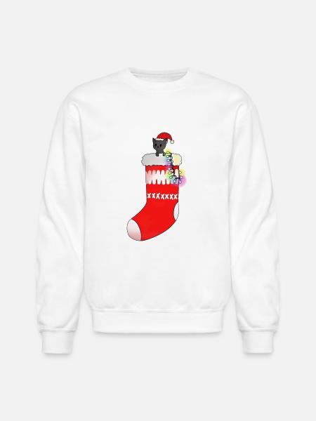 Christmas Socks - Unisex Crewneck Sweatshirt - white