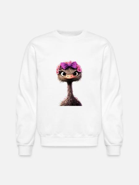 Duckie - Unisex Crewneck Sweatshirt - white