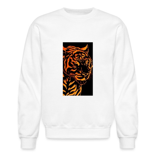 Fire tiger - Unisex Crewneck Sweatshirt