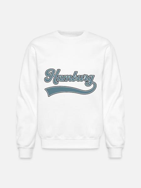 hamburg germany - Unisex Crewneck Sweatshirt - white