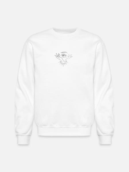 Radiation - Unisex Crewneck Sweatshirt - white
