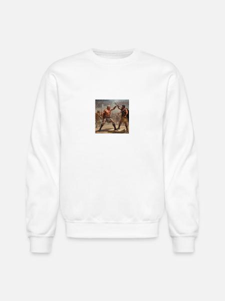 Gladiator - Unisex Crewneck Sweatshirt - white