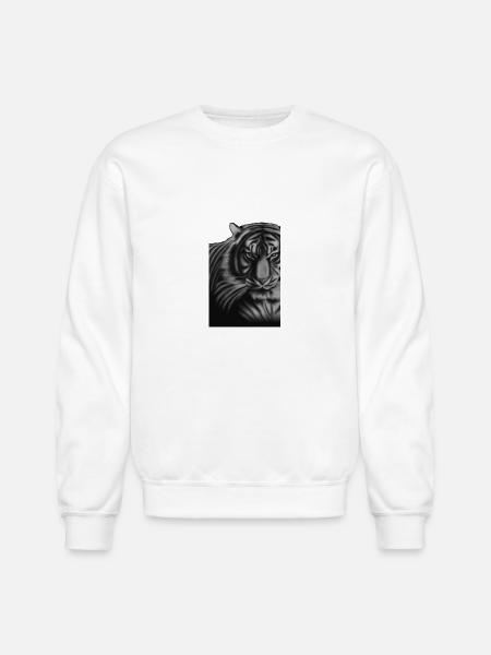 Tiger - Unisex Crewneck Sweatshirt - white
