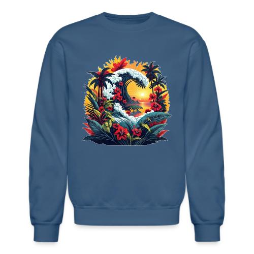 Mountain Wave Garden - Unisex Crewneck Sweatshirt