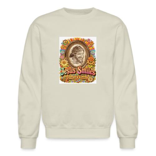 jesus-smile.com, Rare Portrait, Jesus the Healer. - Unisex Crewneck Sweatshirt