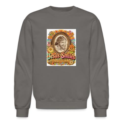 jesus-smile.com, Rare Portrait, Jesus the Healer. - Unisex Crewneck Sweatshirt