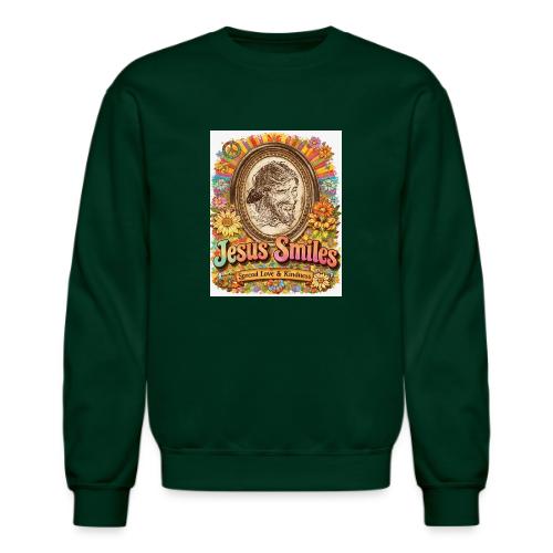 jesus-smile.com, Rare Portrait, Jesus the Healer. - Unisex Crewneck Sweatshirt