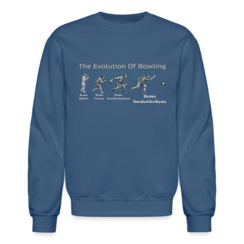 Evolution Of Bowling - Unisex Crewneck Sweatshirt
