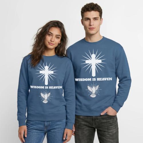 Wisdom is Heaven - Unisex Crewneck Sweatshirt