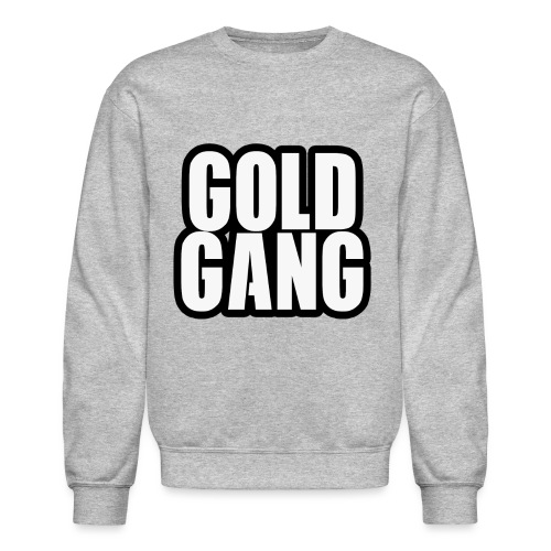 GOLDGANG TEXT 1 png - Unisex Crewneck Sweatshirt