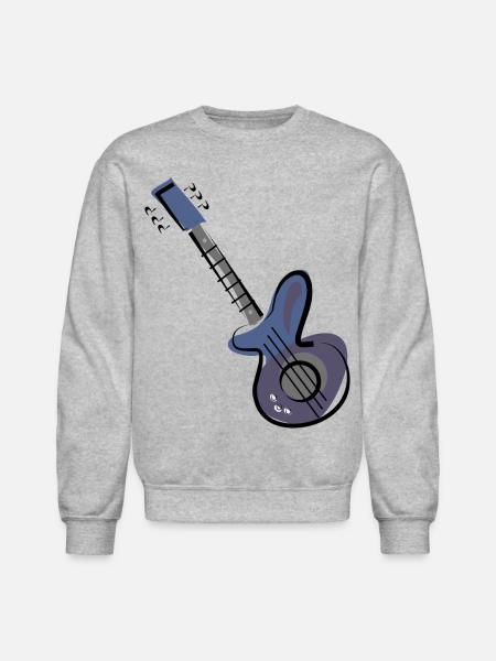 Guitar - Unisex Crewneck Sweatshirt - heather gray