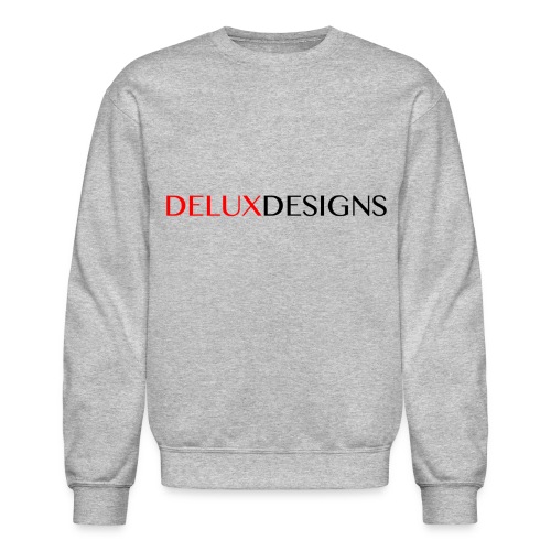 Delux Designs (black) - Unisex Crewneck Sweatshirt