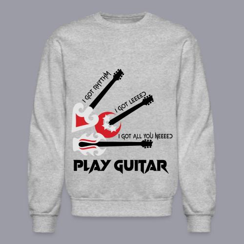 PLAY GUITAR - Unisex Crewneck Sweatshirt