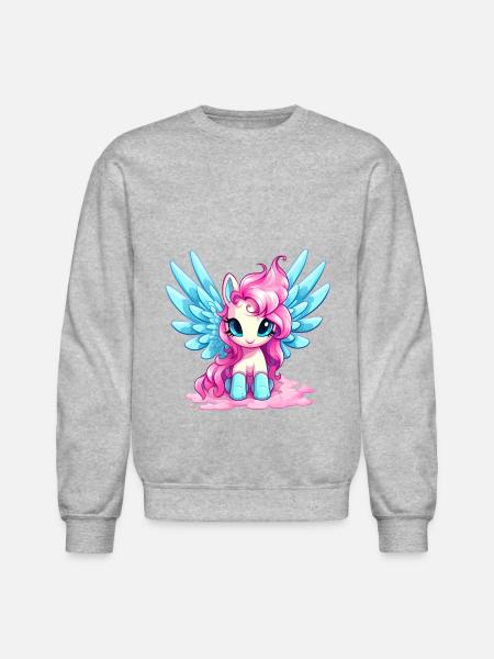 Pegasus - Unisex Crewneck Sweatshirt - heather gray