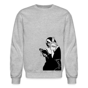 Salty Nun 2 color VG - Unisex Crewneck Sweatshirt