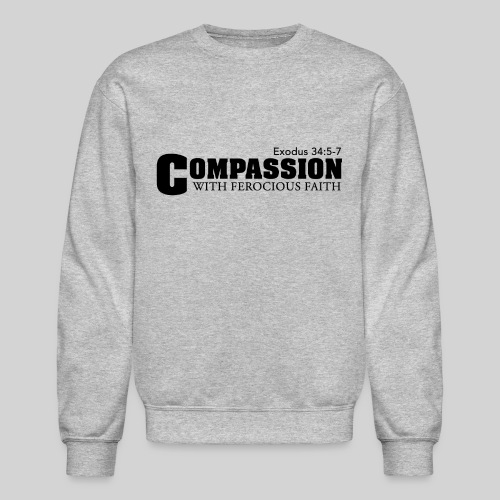FF COMPASSION BLACK - Unisex Crewneck Sweatshirt