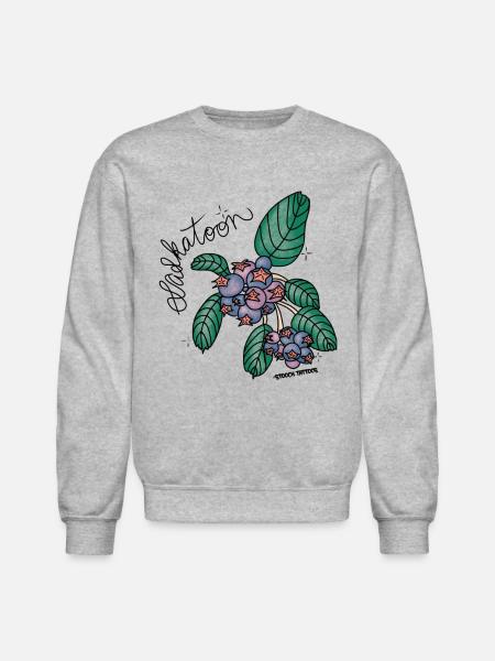 Berry Cute! Saskatoon Berries - Unisex Crewneck Sweatshirt - heather gray