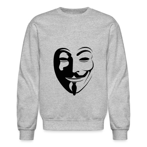Anonymous Round Face gif - Unisex Crewneck Sweatshirt