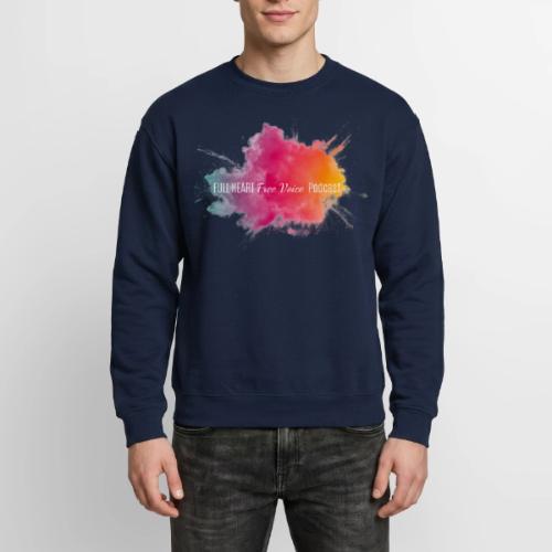 Full Heart Free Voice Color Burst Only - Unisex Crewneck Sweatshirt