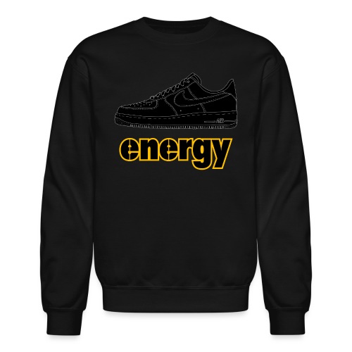 Black AF1 Energy II - Unisex Crewneck Sweatshirt