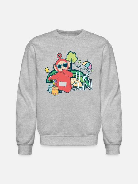 Teletubbies Fun In The Sun With Po - Unisex Crewneck Sweatshirt - heather gray